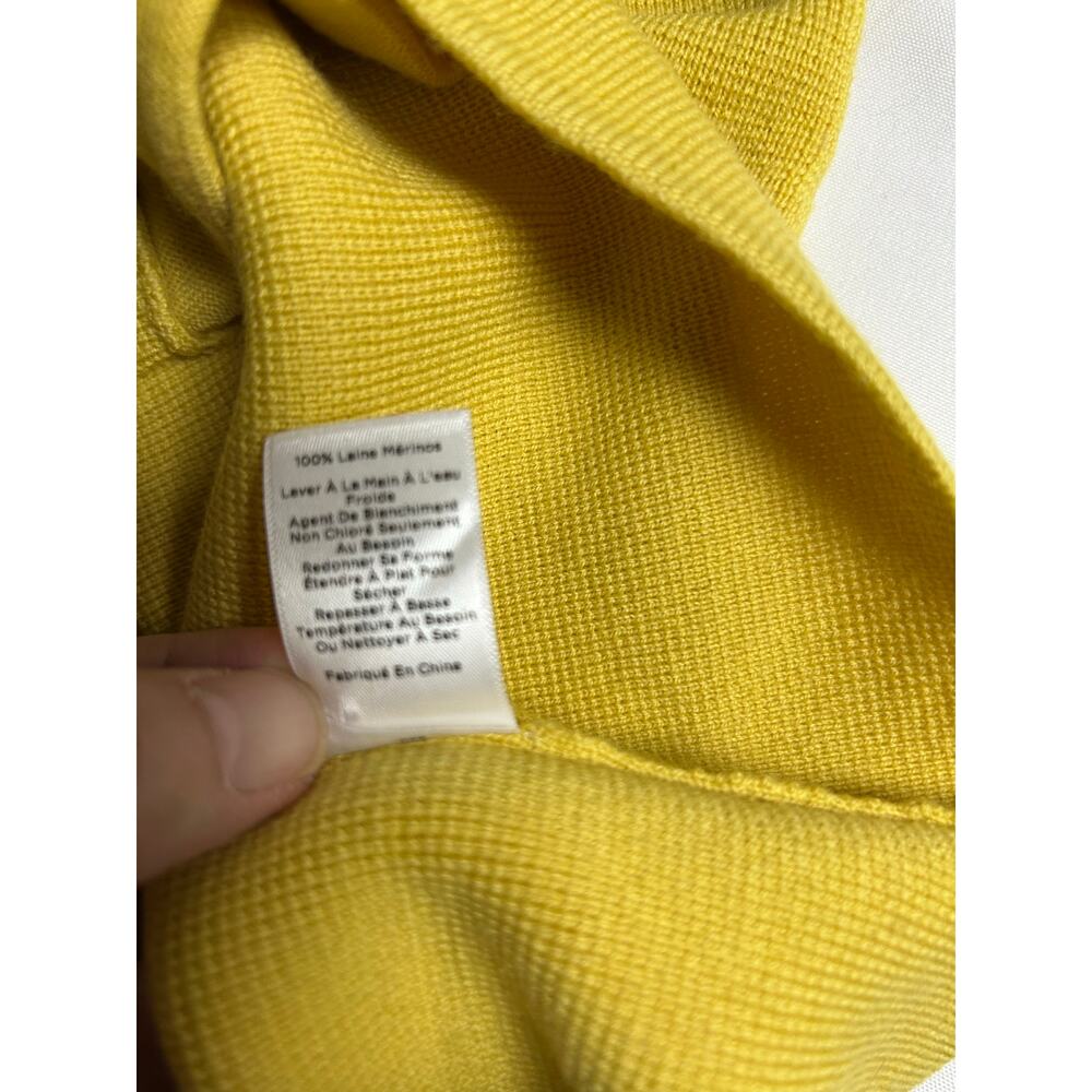 Talbots Yellow Button-Front Knit Cardigan - Picture 8 of 13